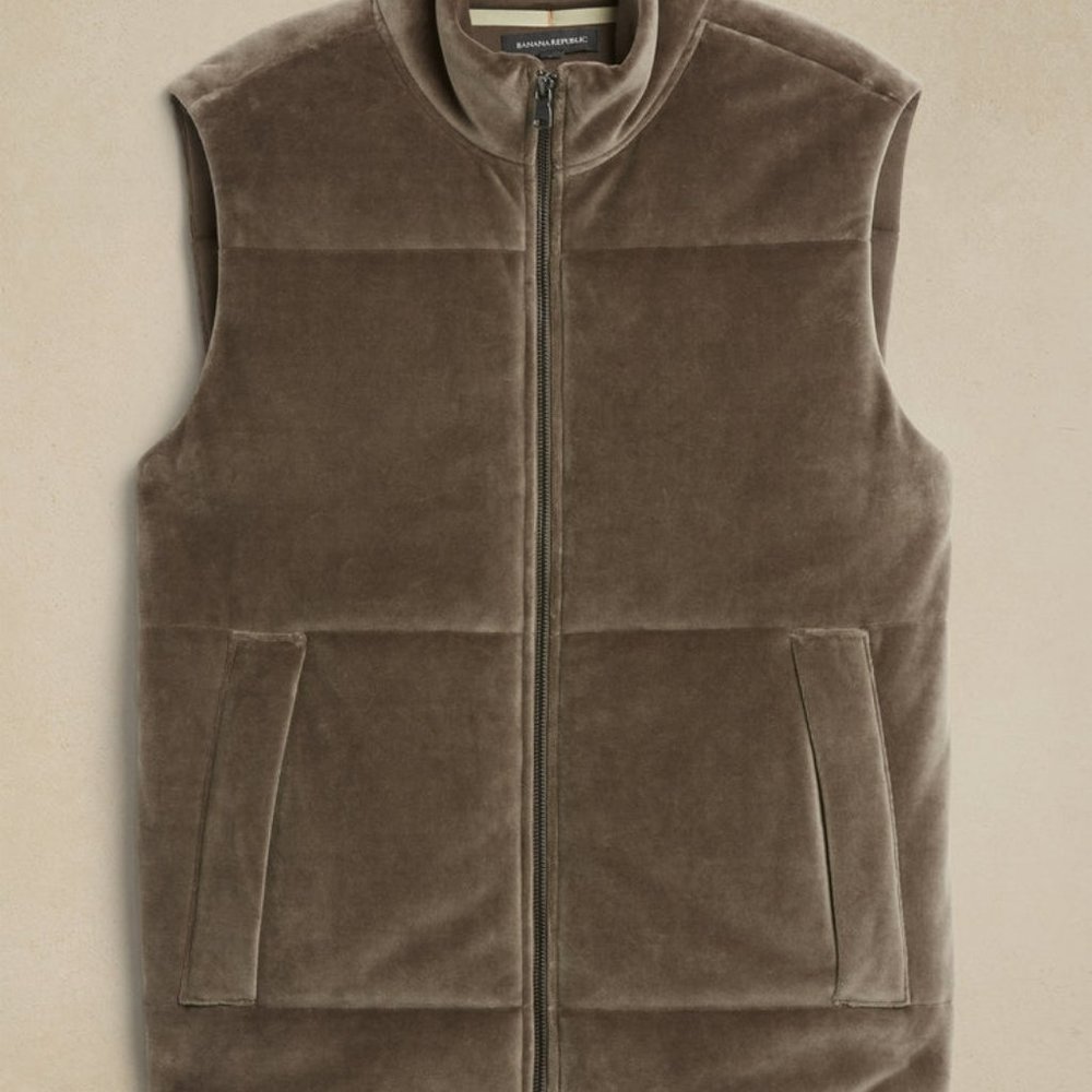 Banana Republic Velluto Thermore Ecodown Puffer Vest